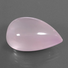 33.86克拉天然粉色粉晶，透明，25.2×17.3毫米，透明/半透明