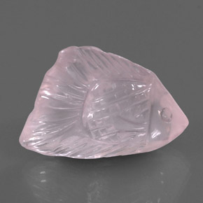22.58克拉天然粉色粉晶，透明，25.6×17.8毫米，透明/半透明