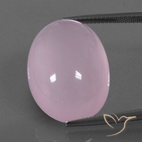 28.95ct 天然 泡泡糖粉色 芙蓉石, 椭圆形, 透明/半透明