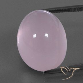 37.09ct 天然 泡泡糖粉色 芙蓉石, 椭圆形, 透明/半透明