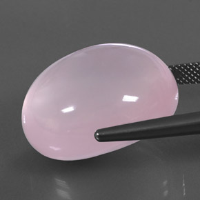 43.64克拉天然粉色粉晶，透明，22.4×19.3毫米，透明/半透明
