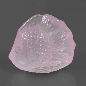 31.53克拉天然粉色粉晶，透明，25.5×21.8毫米，透明/半透明