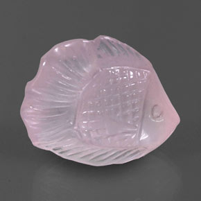 31.53克拉天然粉色粉晶，透明，25.5×21.8毫米，透明/半透明