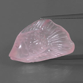 8.48克拉天然粉色粉晶，透明，20.9×12毫米，透明/半透明