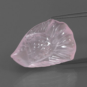 10.90克拉天然粉色粉晶，透明，22.4×15毫米，透明/半透明
