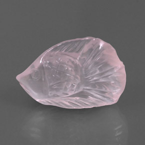 10.90克拉天然粉色粉晶，透明，22.4×15毫米，透明/半透明