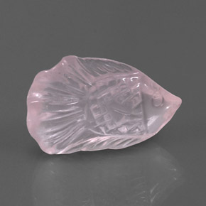 10.90克拉天然粉色粉晶，透明，22.4×15毫米，透明/半透明