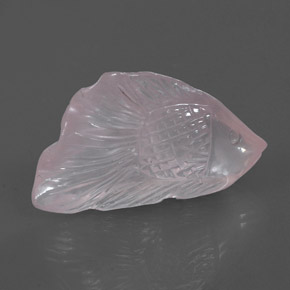 39.00克拉天然粉色粉晶，透明，35.8×21.7毫米，透明/半透明