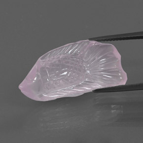 15.57克拉天然粉色粉晶，透明，28.1×13.3毫米，透明/半透明
