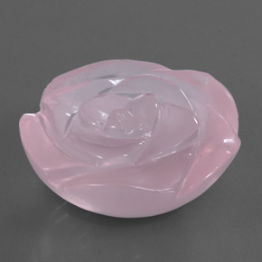 40.85克拉天然粉色粉晶，透明，24.4×24.3毫米，透明/半透明