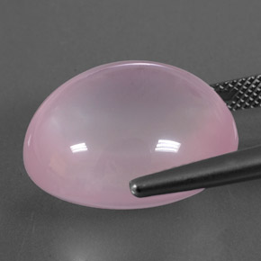26.20克拉天然粉色粉晶，透明，19.3×16.3毫米，透明/半透明