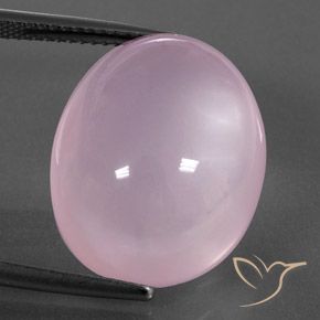 23.63ct 天然 浅粉色 芙蓉石, 椭圆形, 透明/半透明