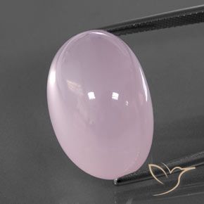 29.37ct 天然 浅樱桃粉色 芙蓉石, 椭圆形, 透明/半透明
