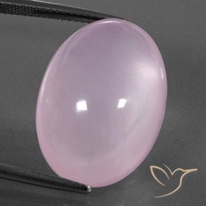 26.89ct 天然 泡泡糖粉色 芙蓉石, 椭圆形, 透明/半透明