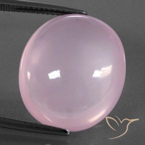22.94ct 天然 浅粉色 芙蓉石, 椭圆形, 透明/半透明