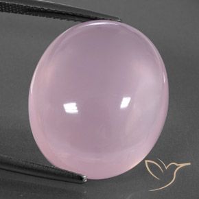 21.48ct 天然 浅粉色 芙蓉石, 椭圆形, 透明/半透明