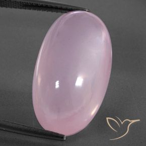 21.29ct 天然 浅粉色 芙蓉石, 椭圆形, 透明/半透明