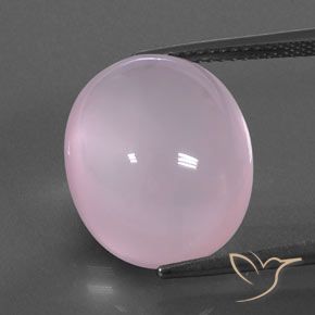 16.45ct 天然 泡泡糖粉色 芙蓉石, 椭圆形, 透明/半透明