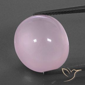17.49ct 天然 泡泡糖粉色 芙蓉石, 椭圆形, 透明/半透明