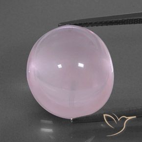 16.85ct 天然 浅粉色 芙蓉石, 椭圆形, 透明/半透明