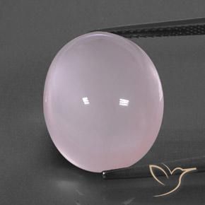 15.27ct 天然 浅粉色 芙蓉石, 椭圆形, 透明/半透明