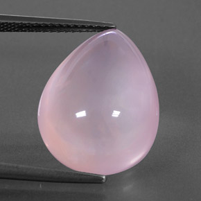 14.27克拉天然粉色粉晶，透明，18.2×13.8毫米，透明/半透明