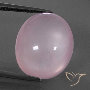 15.24ct 天然 泡泡糖粉色 芙蓉石, 椭圆形, 透明/半透明