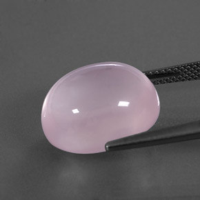 14.24克拉天然粉色粉晶，透明，15.5×13.2毫米，透明/半透明
