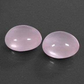 20.31天然粉色粉晶，透明，14.9×12.8毫米，透明/半透明