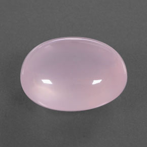 13.04克拉天然粉色粉晶，透明，16.6×14.3毫米，透明/半透明