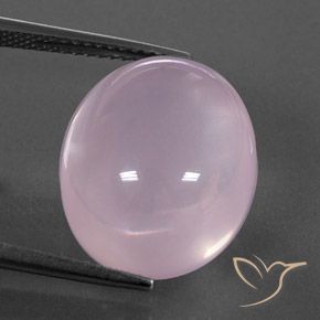 16.04ct 天然 浅粉色 芙蓉石, 椭圆形, 透明/半透明