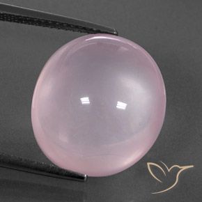 14.35ct 天然 浅粉色 芙蓉石, 椭圆形, 透明/半透明