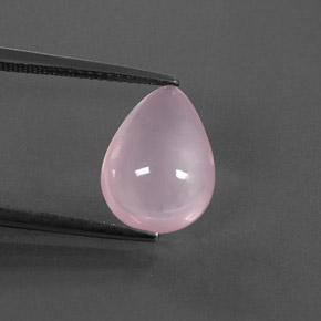 4.46克拉天然粉色粉晶，透明，13.2×9.7毫米，透明/半透明