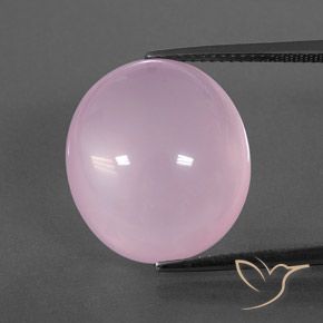 18.95ct 天然 浅粉色 芙蓉石, 椭圆形, 透明/半透明