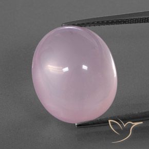 17.79ct 天然 浅粉色 芙蓉石, 椭圆形, 透明/半透明