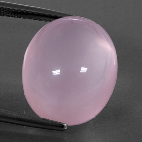 17.91克拉天然粉色粉晶，透明，16.7×14毫米，透明/半透明