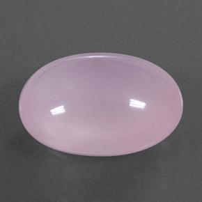 17.74克拉天然粉色粉晶，透明，19.3×14.8毫米，透明/半透明