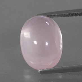 6.75克拉天然粉色粉晶，透明，13.1×9.9毫米，透明/半透明
