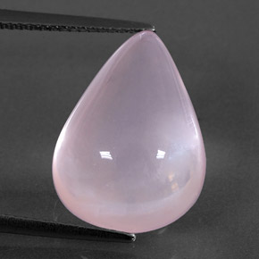 14.17克拉天然粉色粉晶，透明，17.9×13.5毫米，透明/半透明