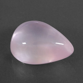 14.17克拉天然粉色粉晶，透明，17.9×13.5毫米，透明/半透明