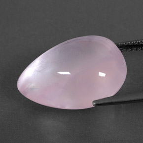 14.17克拉天然粉色粉晶，透明，17.9×13.5毫米，透明/半透明
