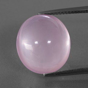 14.13克拉天然粉色粉晶，透明，15.5×14毫米，透明/半透明