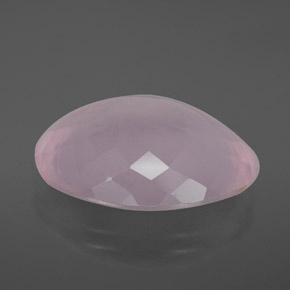 12.60克拉天然粉色粉晶，椭圆形切割，19.3×14.7毫米，透明