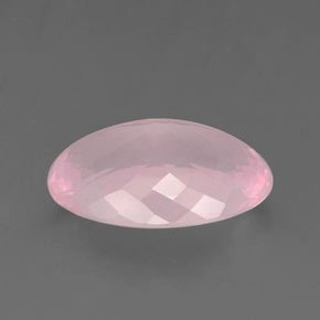 21.50克拉天然粉色粉晶，椭圆形切割，23×16.2毫米，透明