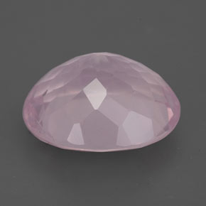 5.36克拉天然粉色粉晶，椭圆形切割，12.6×10.9毫米，透明