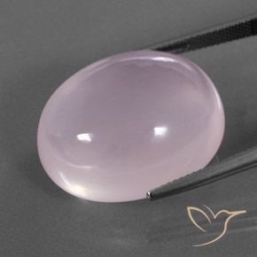 43.12克拉天然芙蓉石，椭圆形切割，透明
