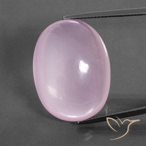 44.34ct 天然 浅樱桃粉色 芙蓉石, 椭圆形, 透明