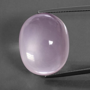 30.20克拉天然粉色粉晶，椭圆形切割，21.1×17毫米，透明