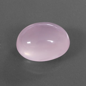 20.95克拉天然粉色粉晶，椭圆形切割，19.4×15.4毫米，透明