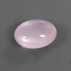 13.78克拉天然粉色粉晶，椭圆形切割，18.5×14.7毫米，透明